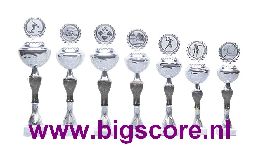 Z514 Beker Zwart-Zilver